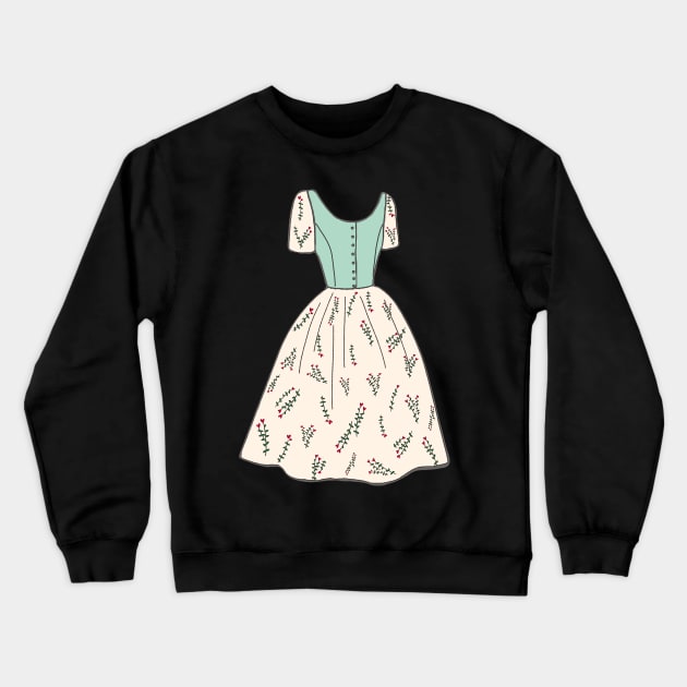 Sound of Music Maria Party Dress Crewneck Sweatshirt by baranskini